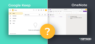 ramsac Google Keep vs OneNote